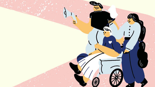 Visuel conçu par les étudiants pour la conférence