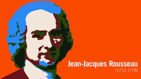 Visuel graphique, portrait de Jean-Jacques Rousseau | Crédits : Pierre Klinger, Simon Schoeffler Visuel graphique, portrait de Jean-Jacques Rousseau | Crédits : Pierre Klinger, Simon Schoeffler