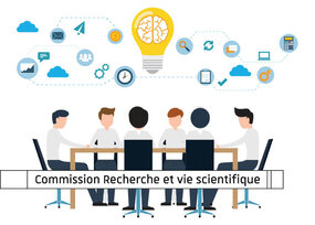 Visuel graphique commission recherche et vie scientifique 